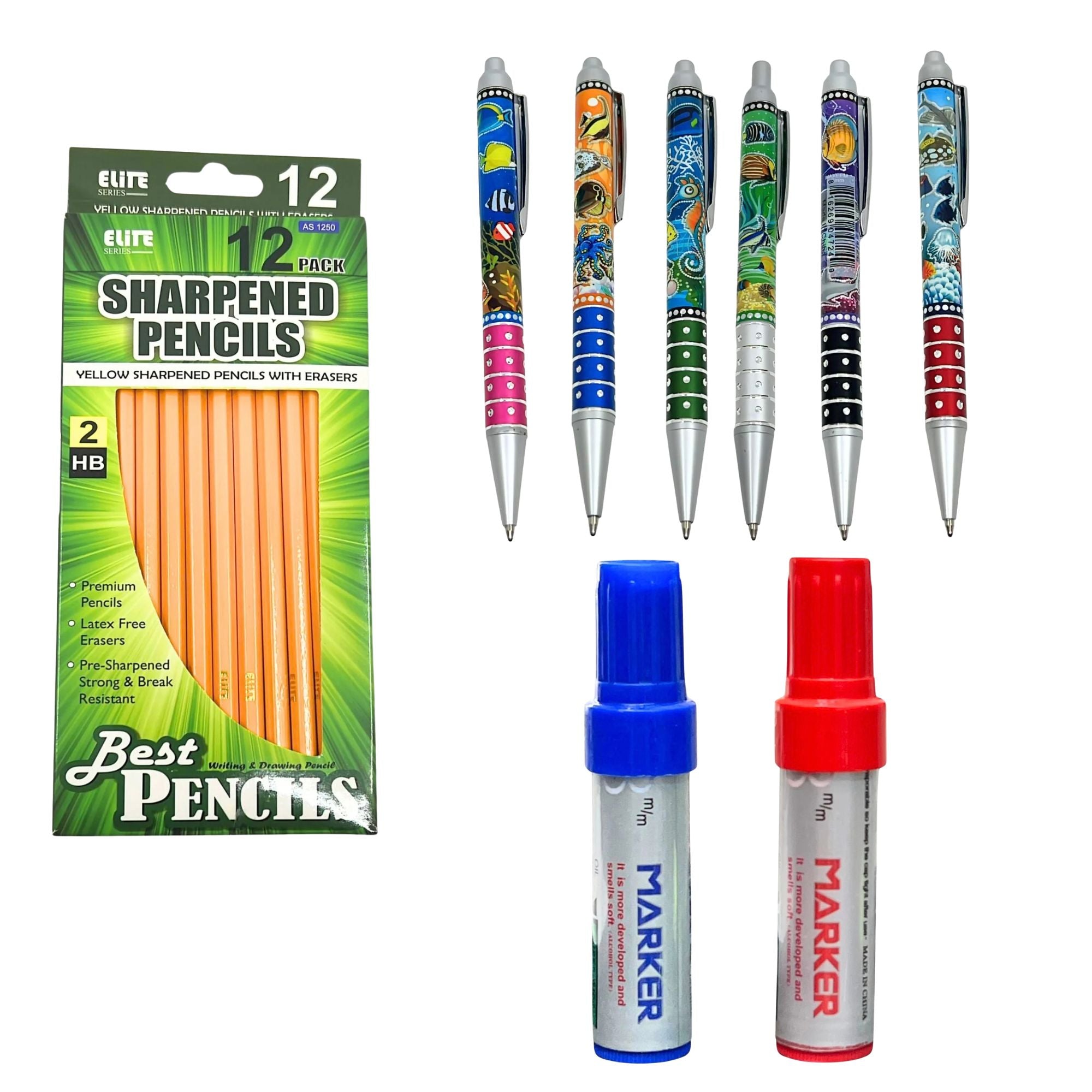 Pen Pencil & Markers