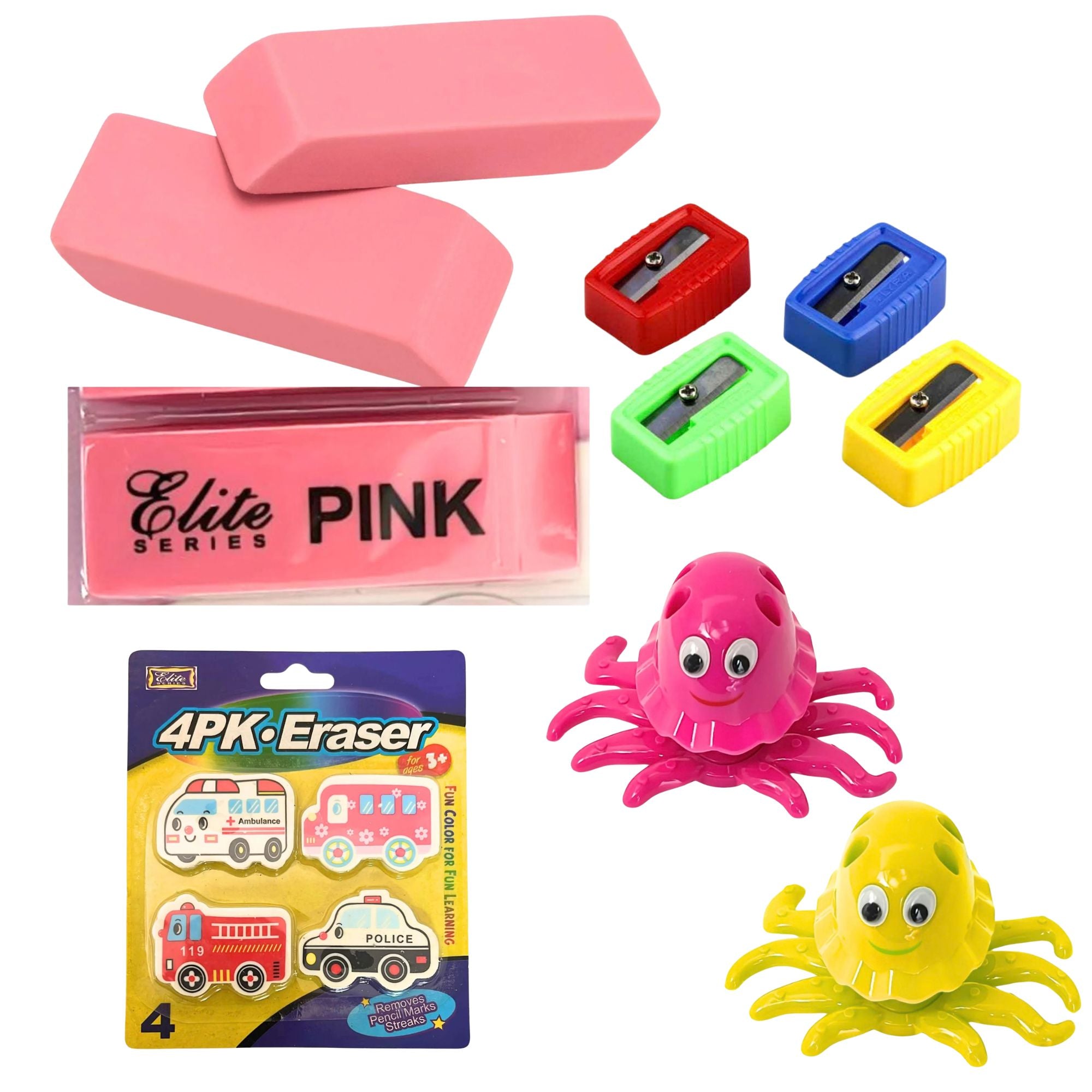 Erasers & Sharpeners
