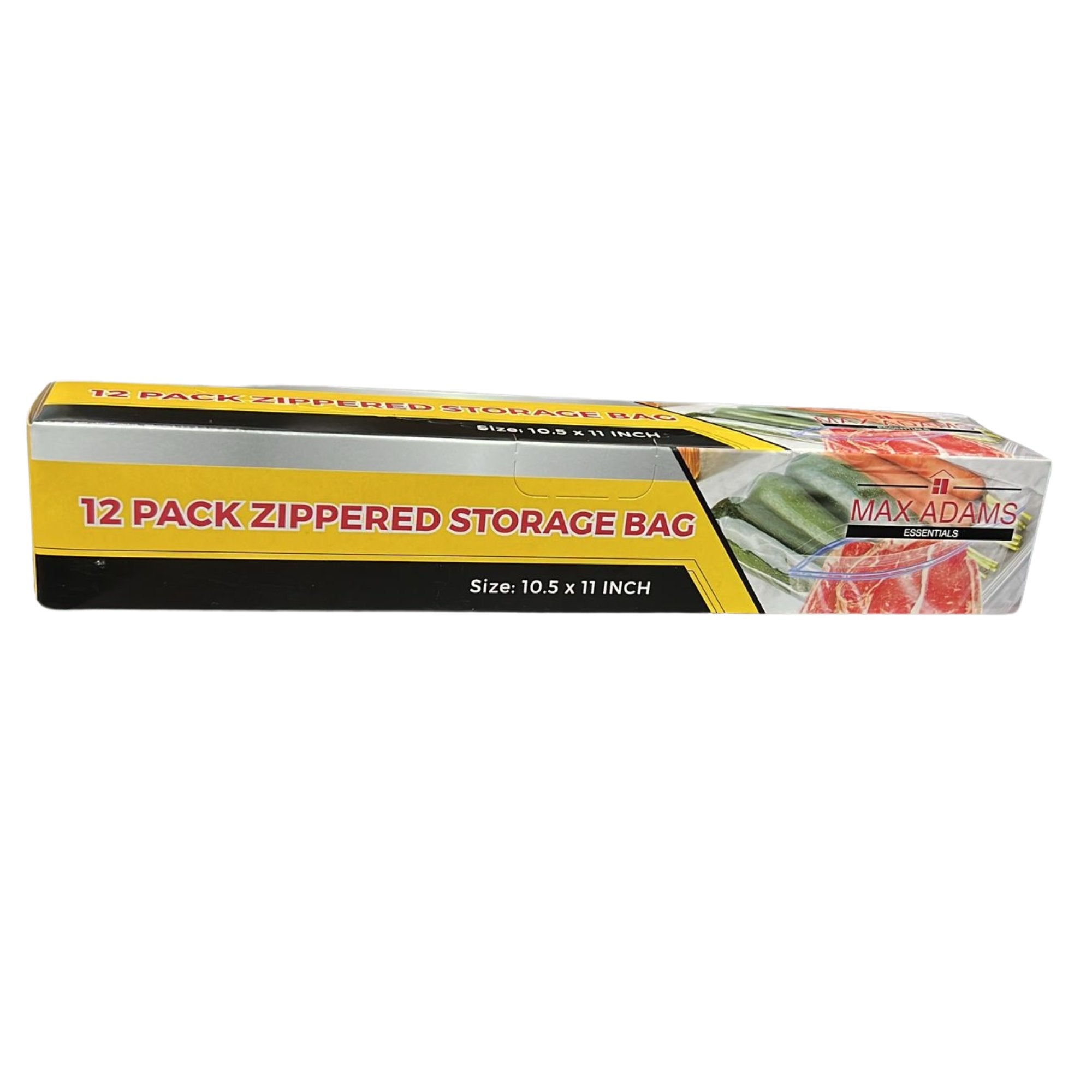 Resealable 10.5"X11" Multi Purpose Zippered Storage Bags:12 Pack Kitchen Catalog,Household Storage Bags Zippered Bags main
