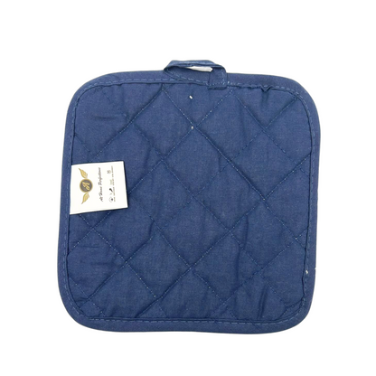 99¢ - Heat Resistant Pot Holder for Oven – Quilted Cotton Hot Pad for Baking, Cooking, and Grilling: 1CT