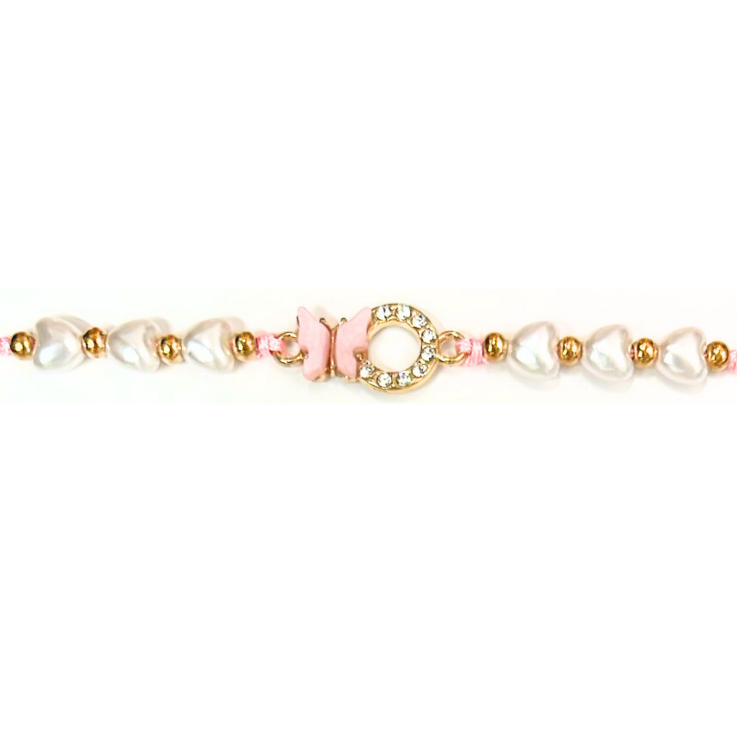 99¢- Rhinestone Butterfly Bracelet – Elegant Sparkling Design for Women & Girls: 1CT
