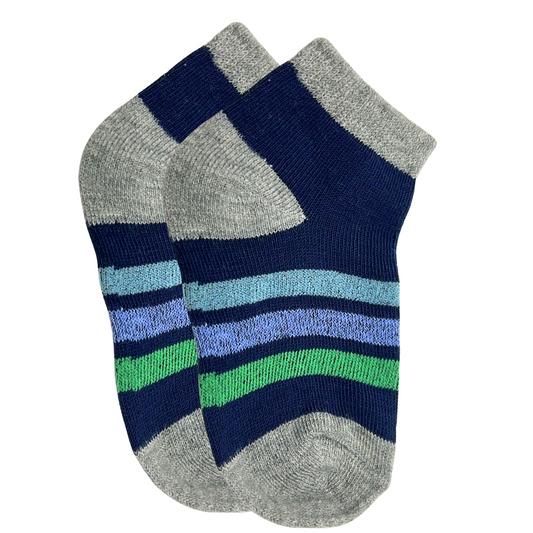 99¢- Soft & Stretchy & Comfort Fit Navy Blue Kids’ Ankle Socks – 1 Pair