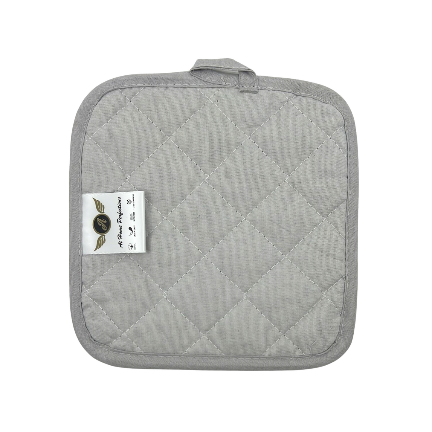 99¢ - Heat Resistant Pot Holder for Oven – Quilted Cotton Hot Pad for Baking, Cooking, and Grilling: 1CT