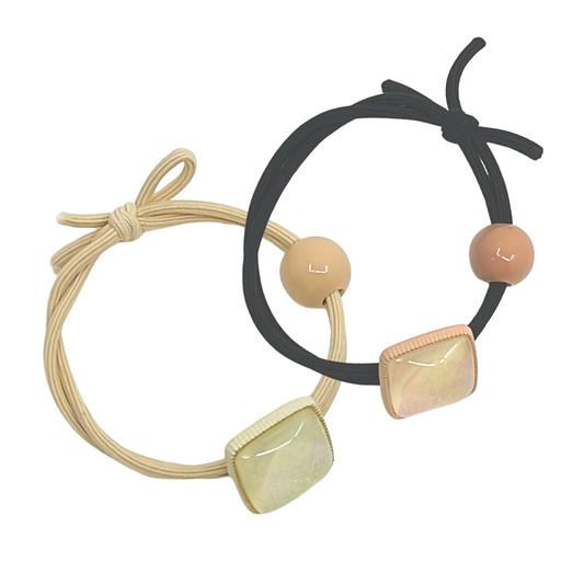 99¢- Elastic Hair Tie – Elegant Accessory for Timeless Sophistication: 1CT