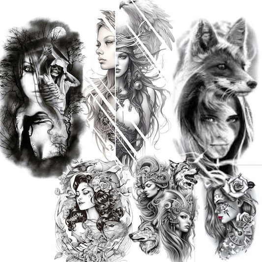 Unisex Semi Permanent/Temporary Long-Lasting Tattoo : 1CT