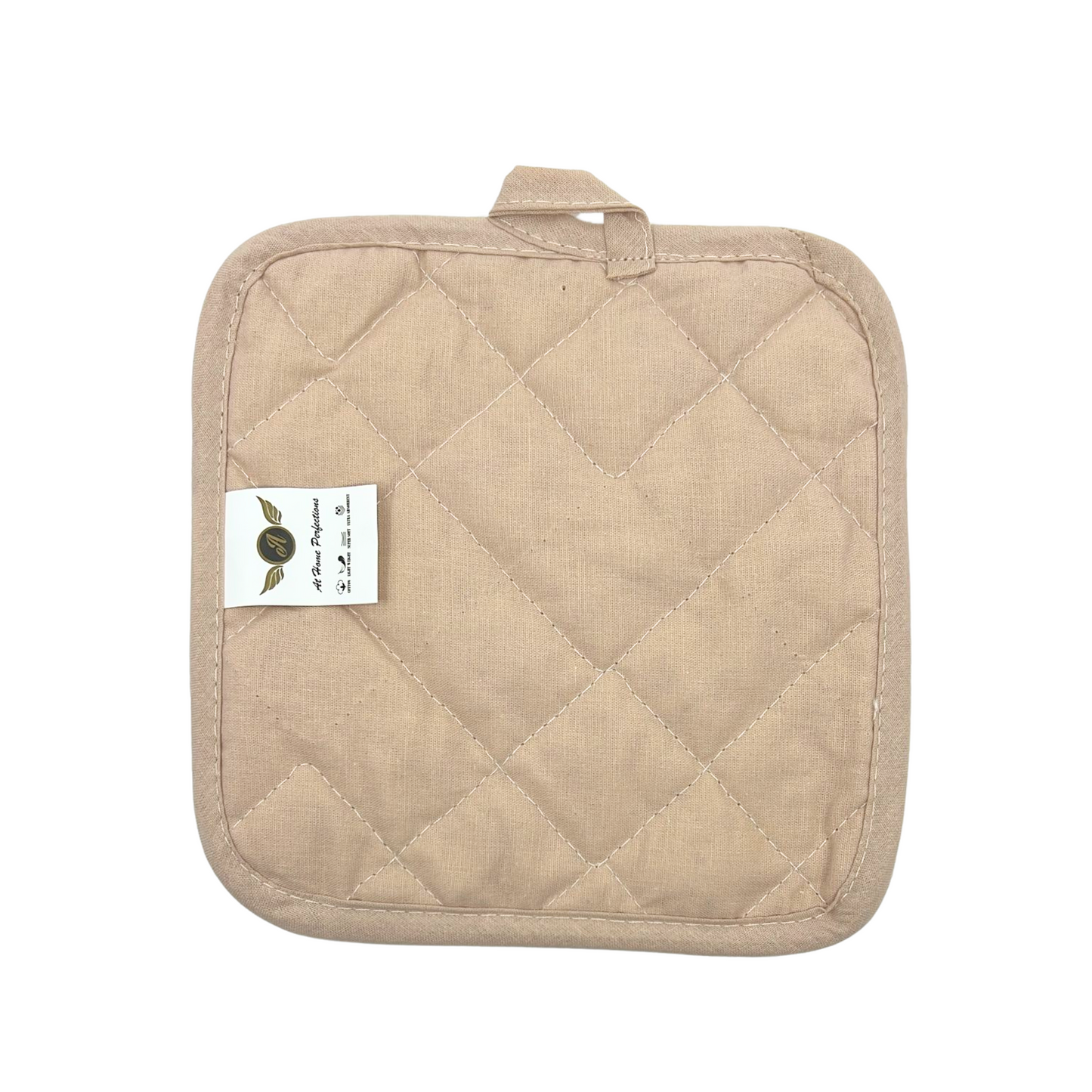 99¢ - Heat Resistant Pot Holder for Oven – Quilted Cotton Hot Pad for Baking, Cooking, and Grilling: 1CT
