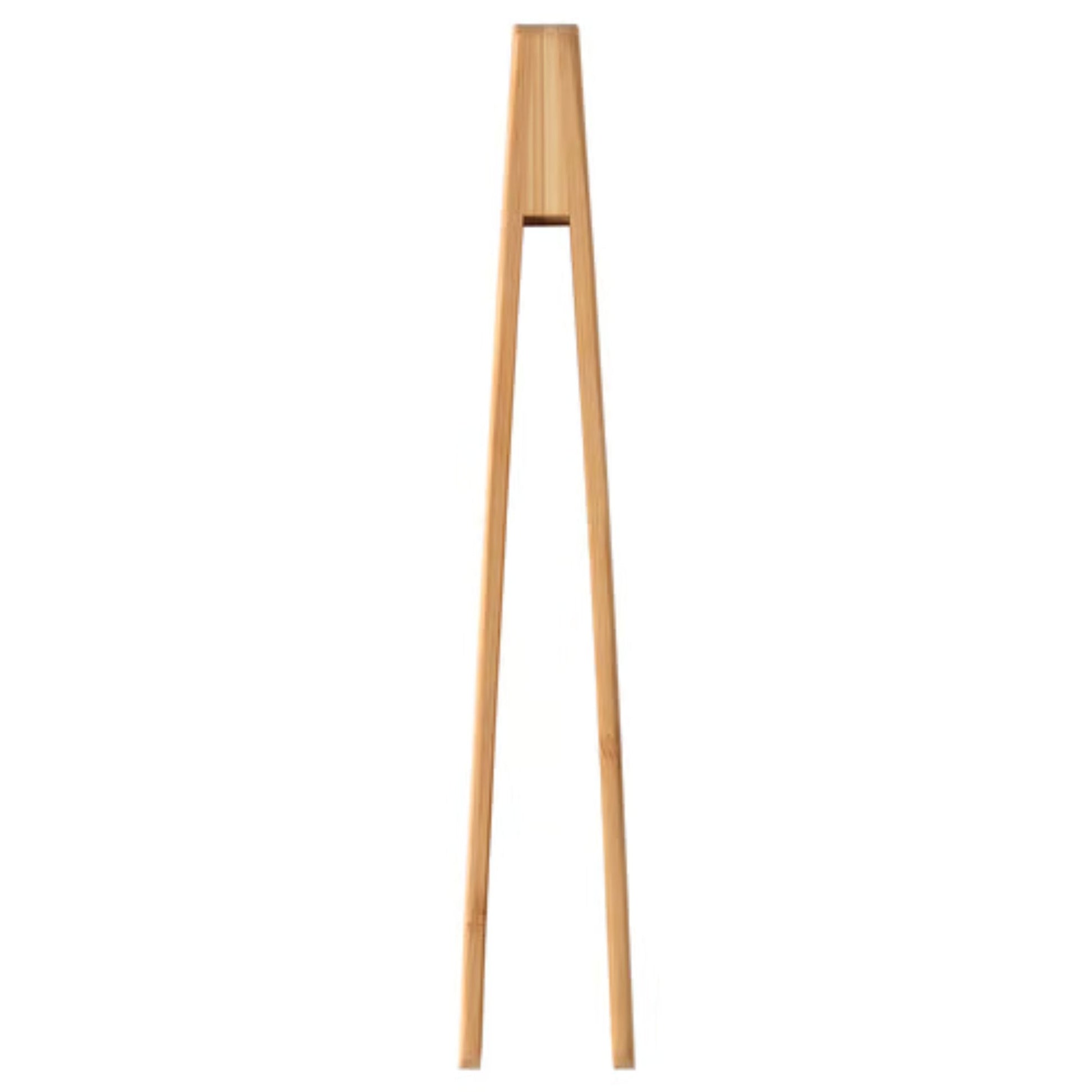 12" Bamboo Serving Tongs