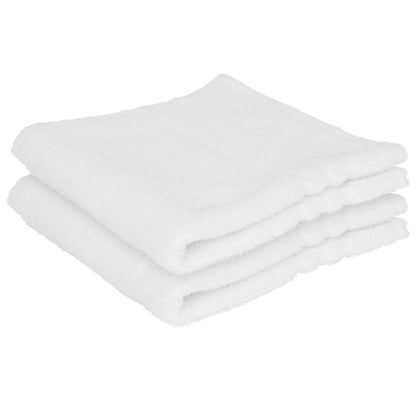 12X12 Inches white Washcloths