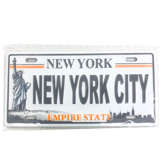 99¢ Souvenir New York Plate – Decorative Metal Sign for Art, Crafts, Gifts & Home Décor - 1CT