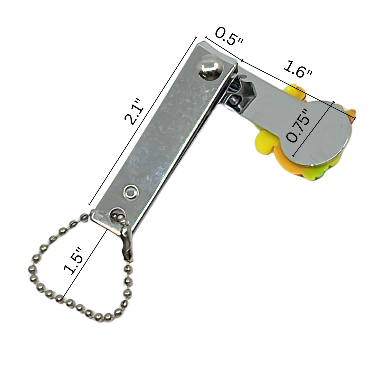 2.1" Stainless Steel Baby Girl Design Nail Clipper : 1CT