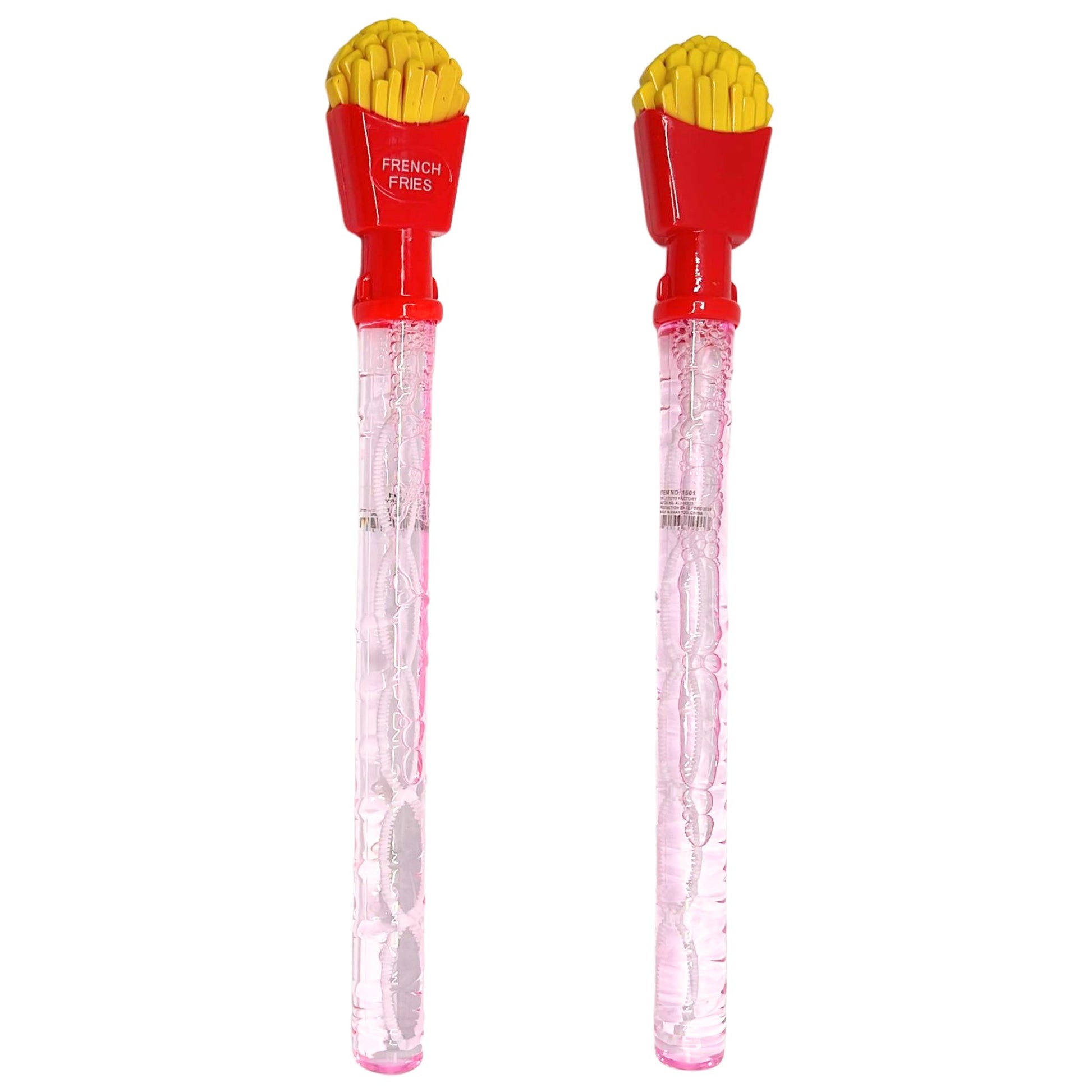 14" Big Bubble Wand with Fun Burger & Fries Handle