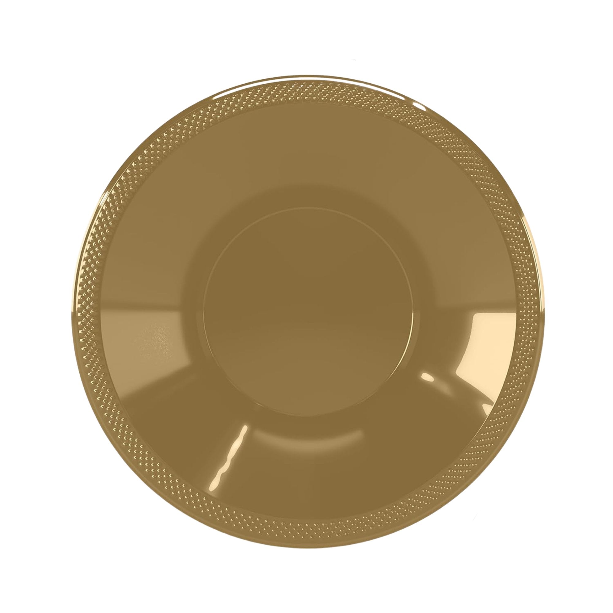 Disposable 15oz Gold Plastic Bowl: 6 Pack Plastic Bowls size and feature image