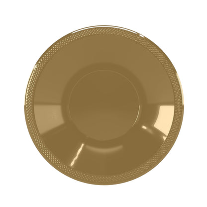 Disposable 15oz Gold Plastic Bowl
