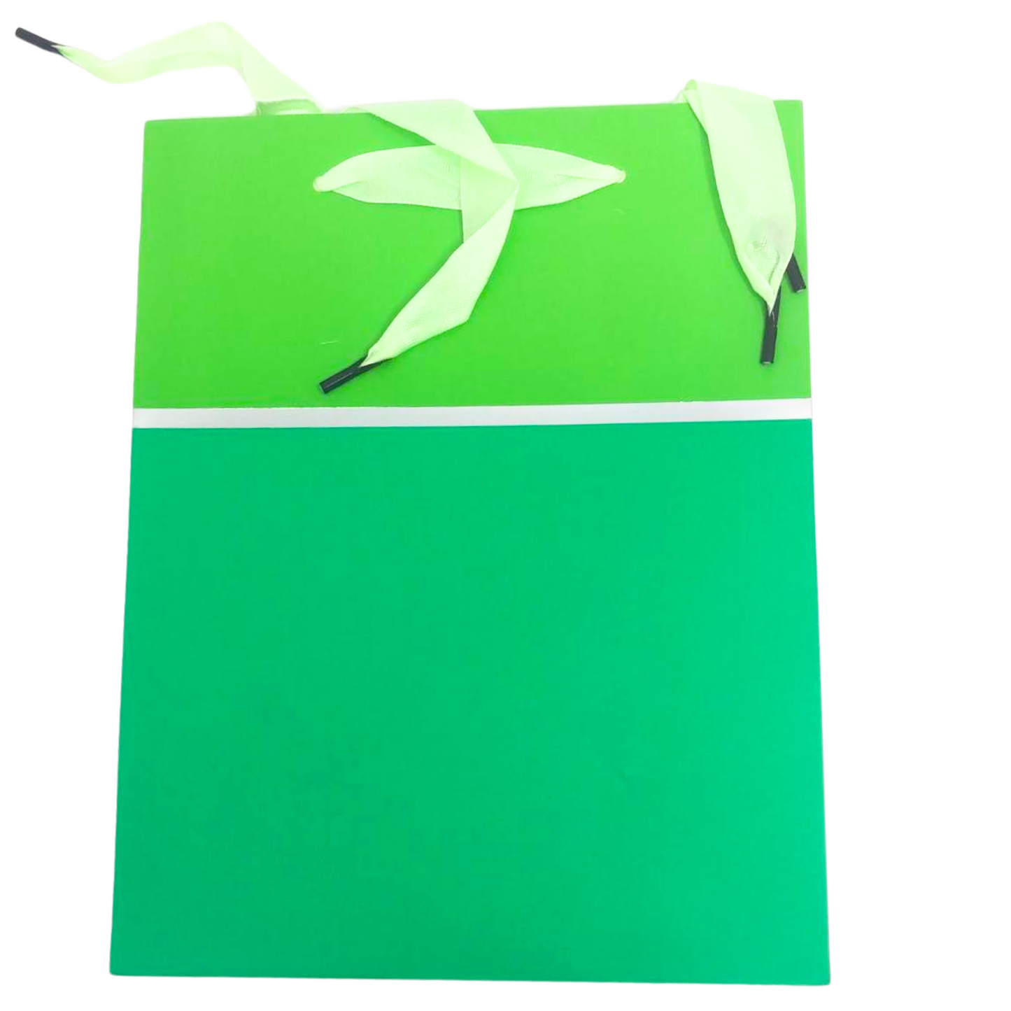 99¢- Gift Bag – 1 pcs Festive and Reusable Bag for Celebrating Special Moments ..Green Ribbon: 1CT