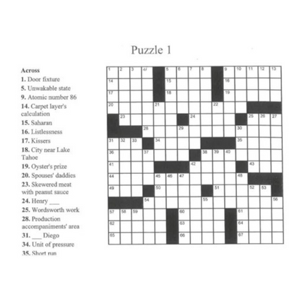 99¢-Large Print Crosswords Special – Relaxing Puzzles Made Easy to Read