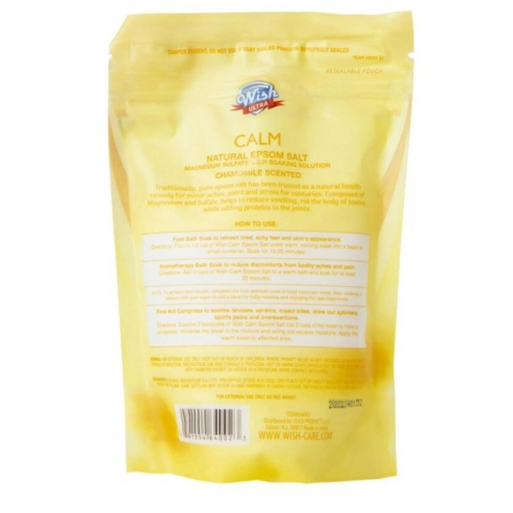 16oz Wish Calm Natural Epsom Salt