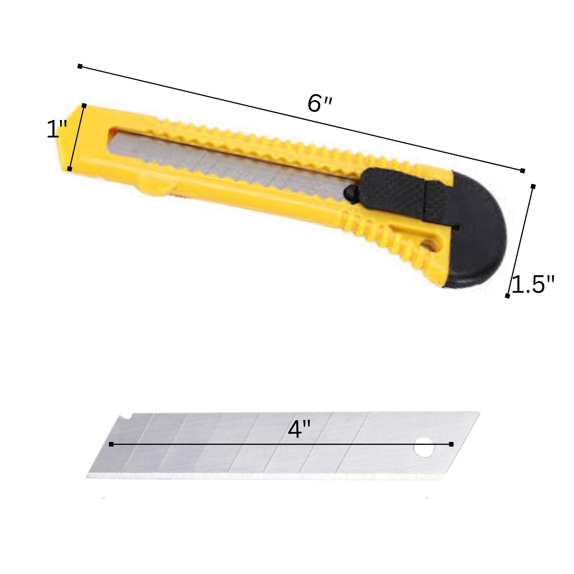 Utility Cutting Knife with 18mm Blade: 1 Pack Retractable Blade Knives Home Tools office supply product detail image
