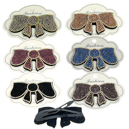 99¢- Rhinestone Decorative Hair Clips, Elegant Sparkling Hair Accessories: 1CT