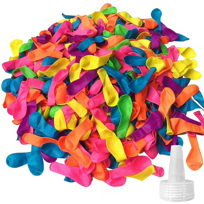Colorful Water Balloons with Free Filler Nozzle: 150CT