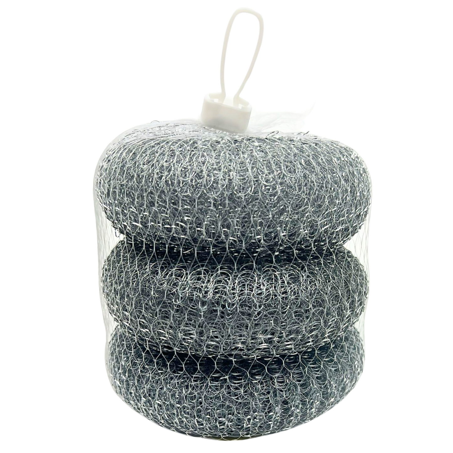 99¢ Stainless Steel Scrubber Balls – 3-Pack Silver