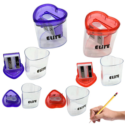 2-Hole Compact Dual Size Pencil Sharpeners