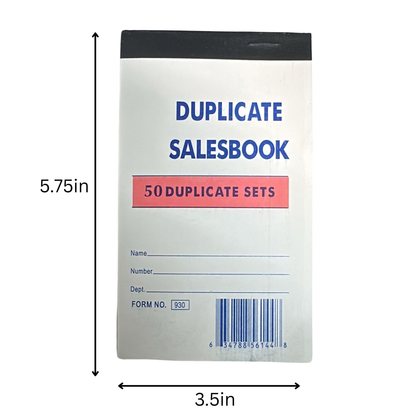 Duplicate Sales Book