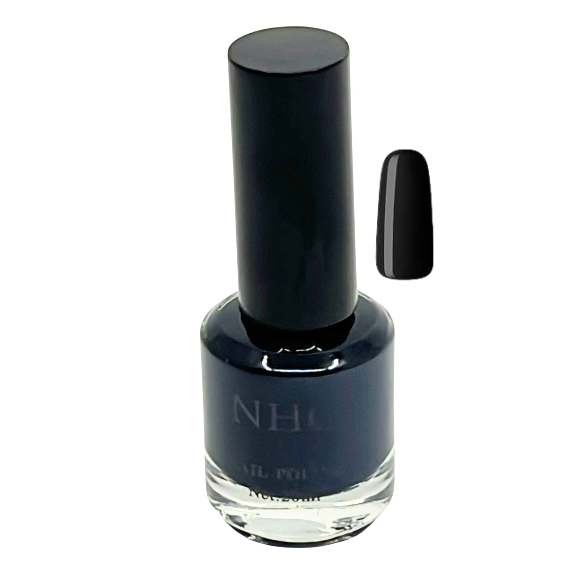 NHC 20ml Black Nail Polish: 1 Pack Personal Care Holiday Gift makeup Nail Polish main product image