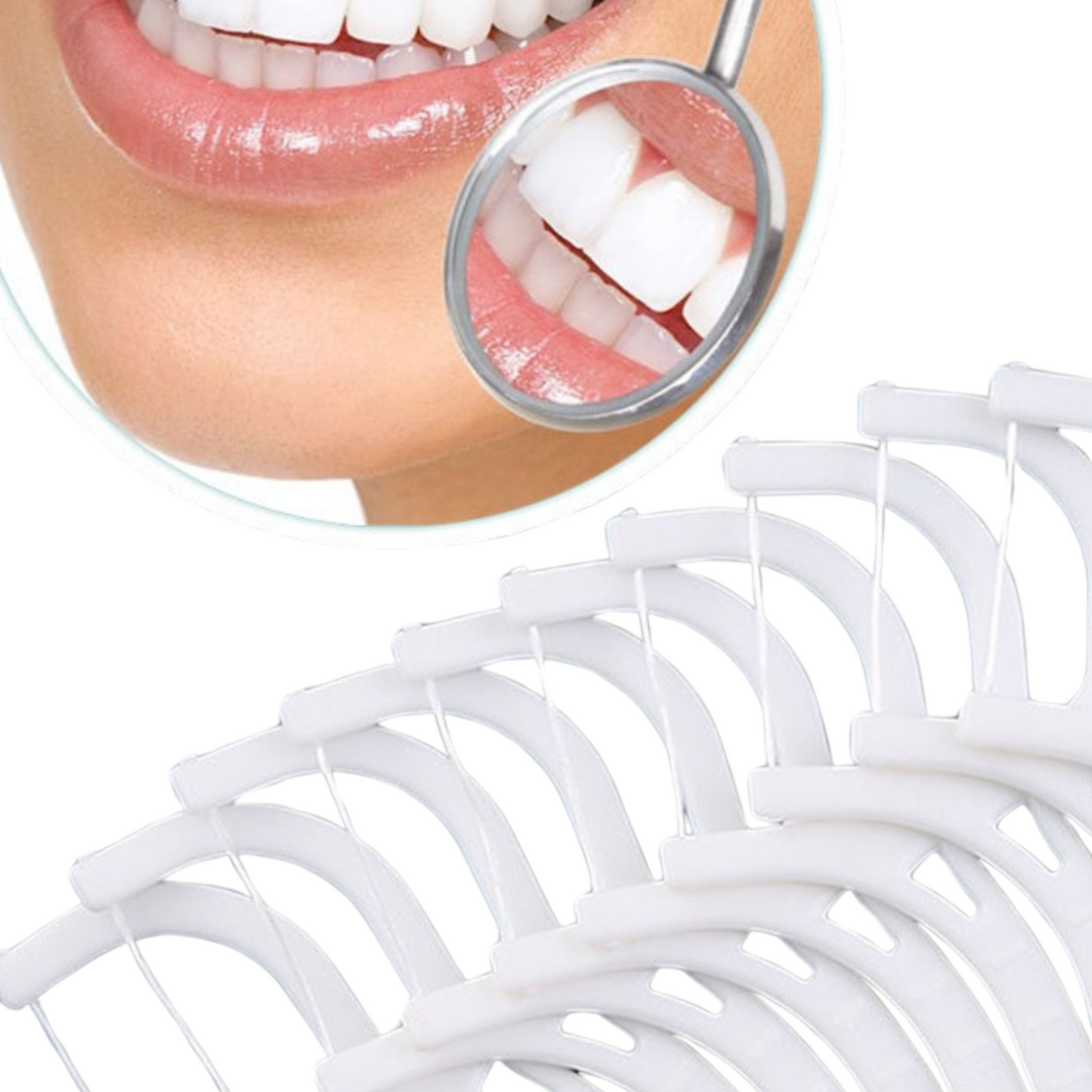 99¢ - 50 Pcs Dental Floss Picks – Easy Glide for Daily Oral Care: 1CT