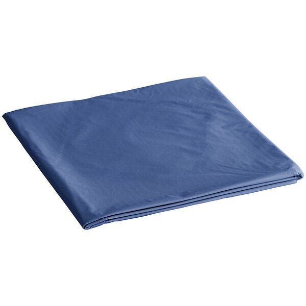 84'' Blue Round TableCloth Plastic Disposable Tablecovers Tablecloths Round lifestyle use image