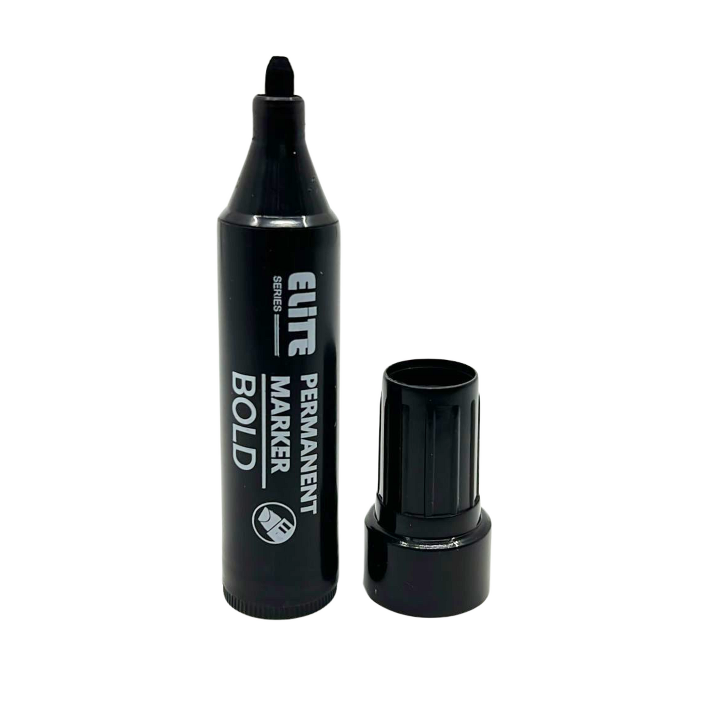 99¢ Elite Series –Jumbo Black Permanent Markers – Long-Lasting: 1CT