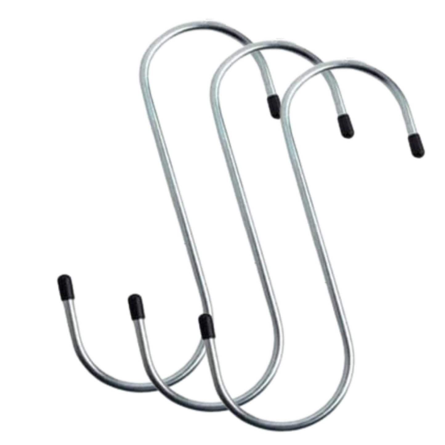 99¢- 16-6 Stainless Steel 5" Hooks – Durable Wall Hooks for Home, Kitchen, and Bathroom Organization: 3CT