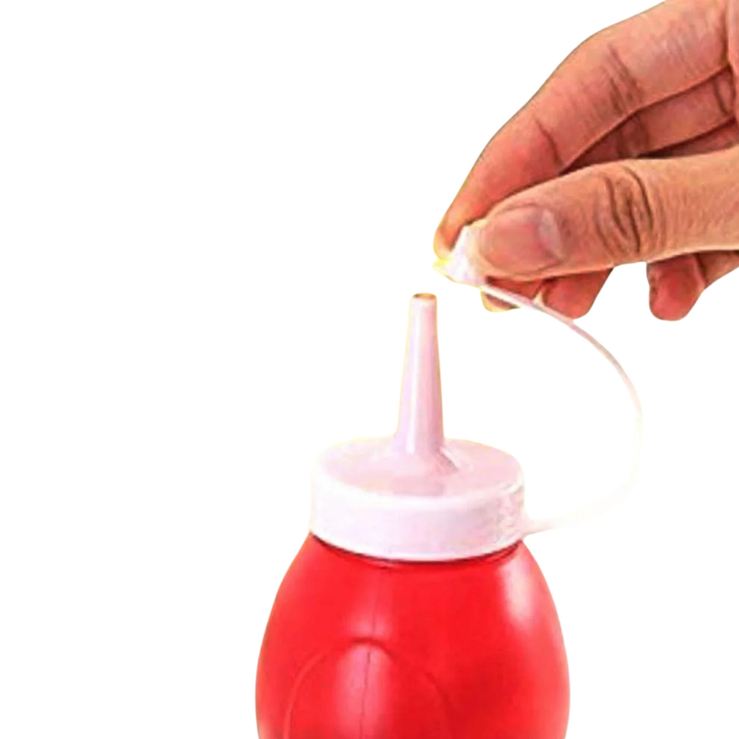 99¢ - 8 oz Squeeze Dispenser Bottles – Ideal for Ketchup, Mustard, BBQ Sauce & More – Easy-Pour Condiment Containers: 1CT