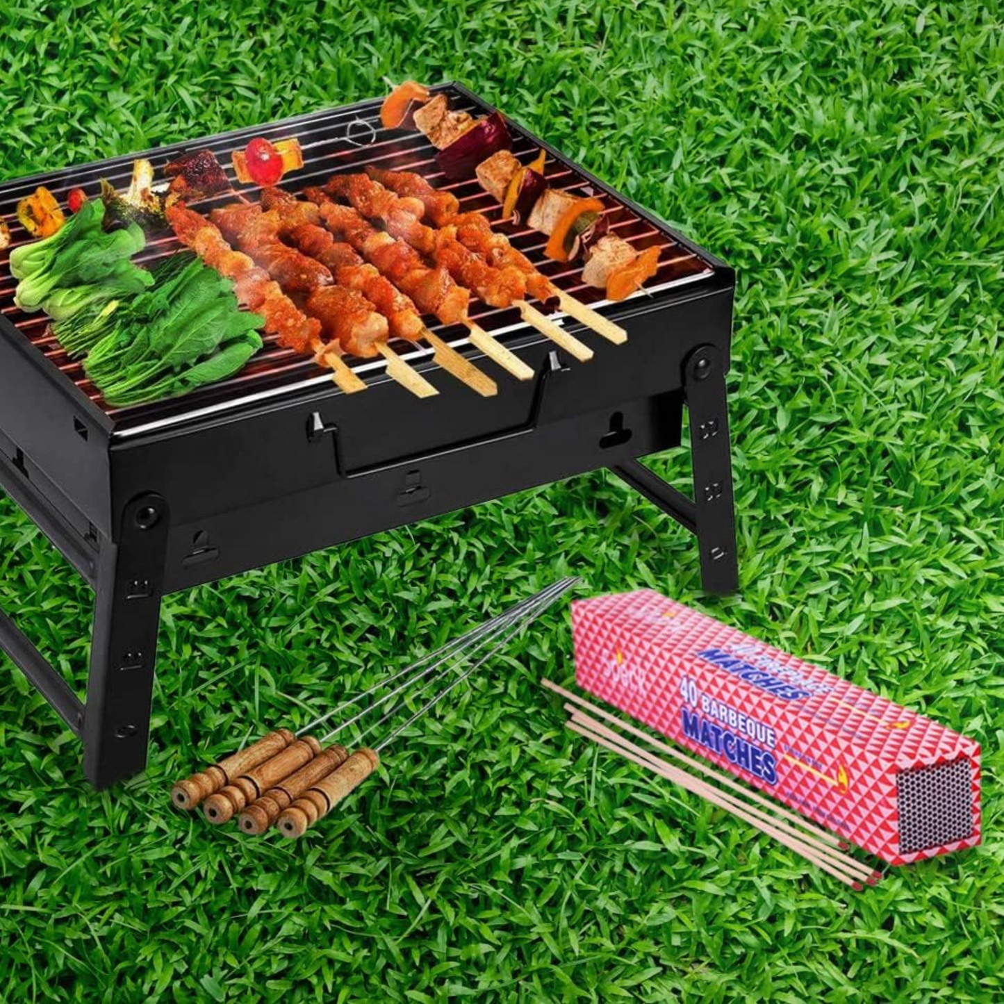 99¢ - Long Wooden Matches for Barbeque Grilling, Fireplace, Camping, Candles | 11" Long: 1CT