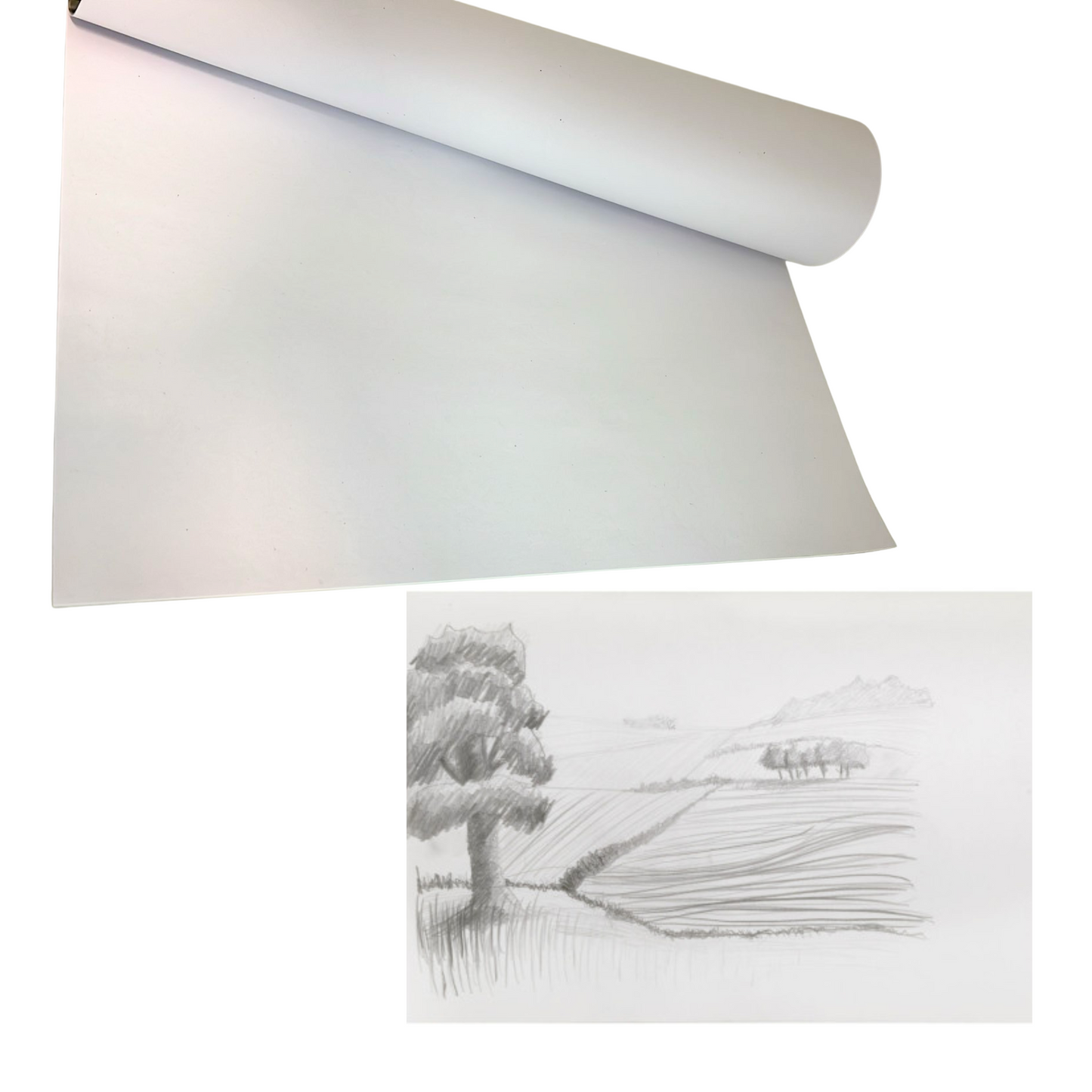 99¢ - Drawing Pad 18 x 12 Inches | 18 White Sheets, Professional Drawing Series: 1CT