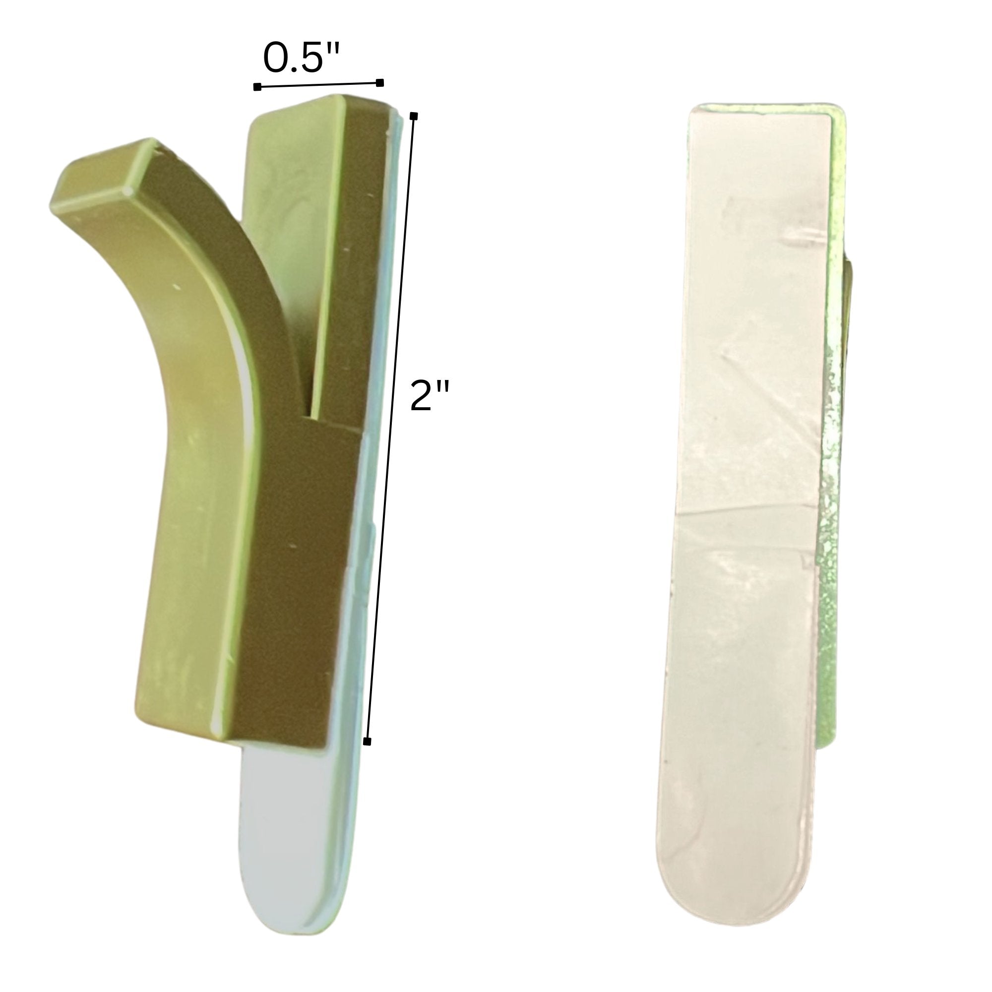 2" Adhesive Golden Hooks: 2 Pack Utility Hooks Hardware product detail image