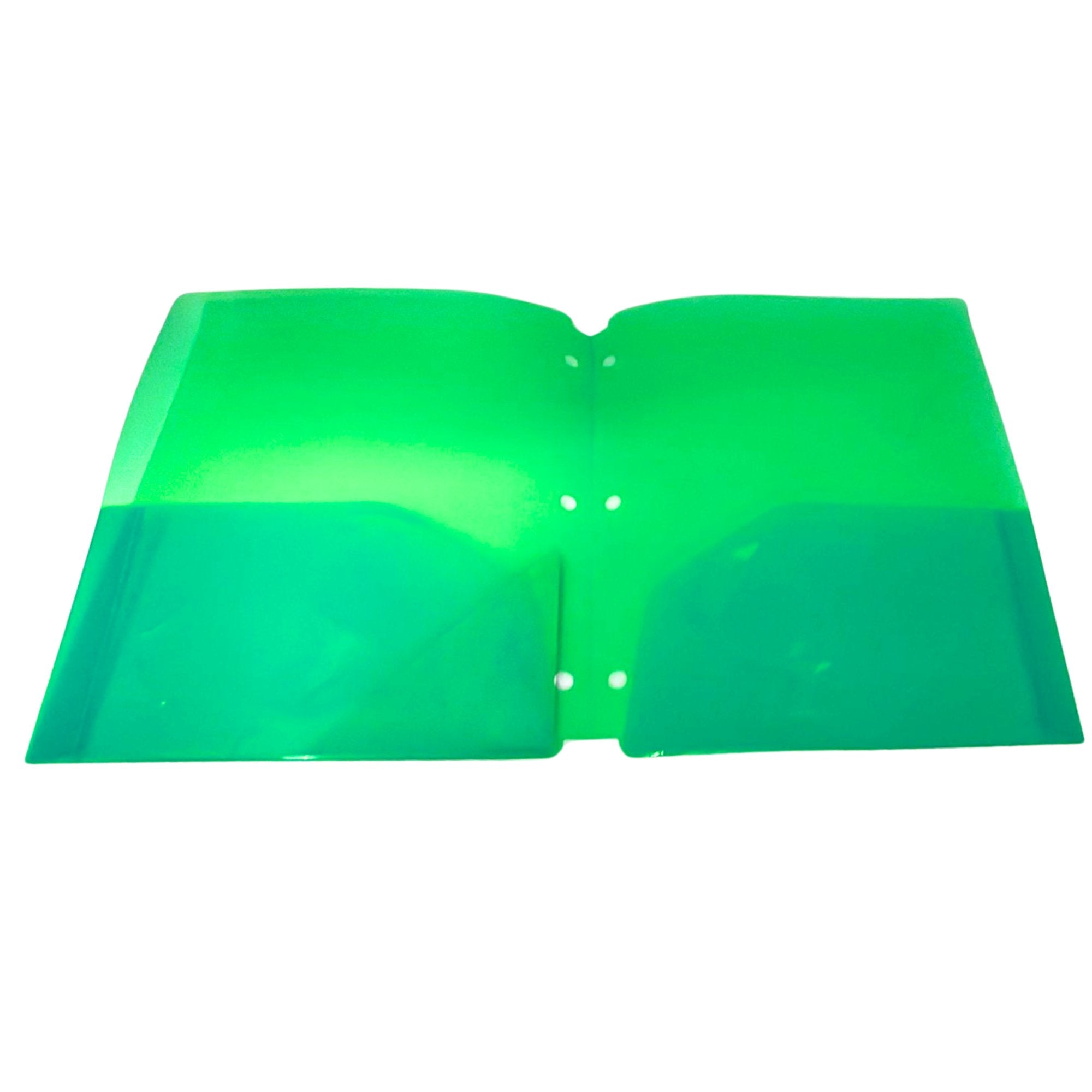 3 Holes Punch with 2 PocketBright Neon Colors Folders : 1 Pack File Folders size and feature image