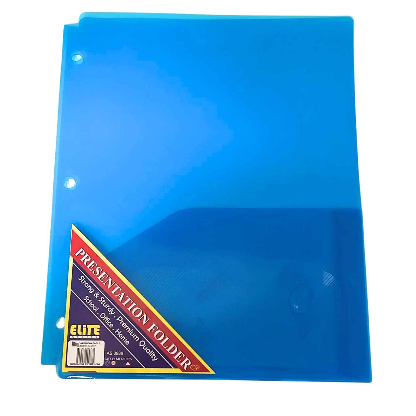 3 Holes Punch with 2 PocketBright Neon Colors  Folders 