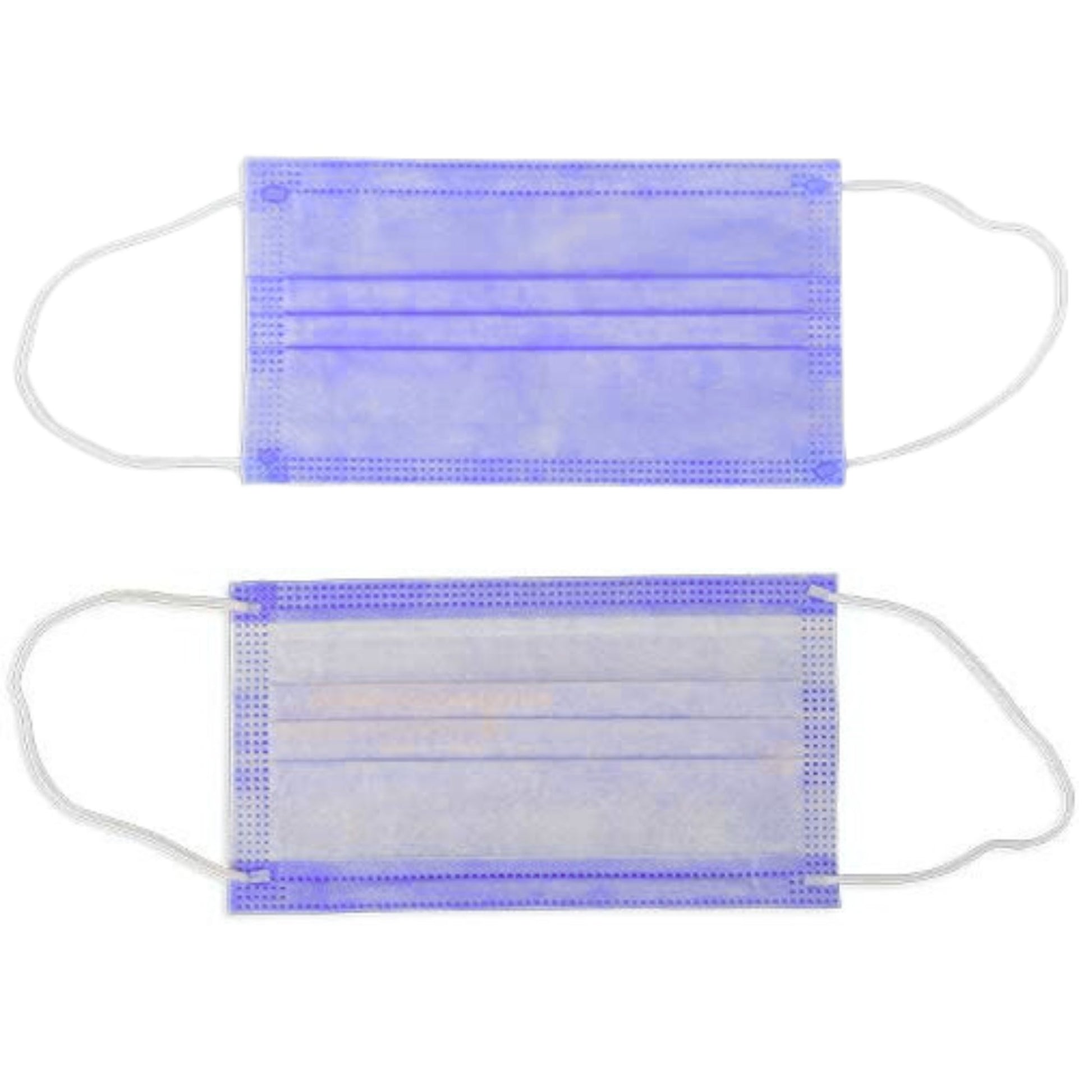 Disposable 3-Ply Face Masks with Elastic Earloops