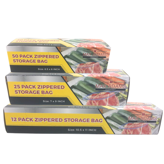 99¢- - Zippered Storage Bags – Durable, Reusable Packing Organizers for Travel & Home