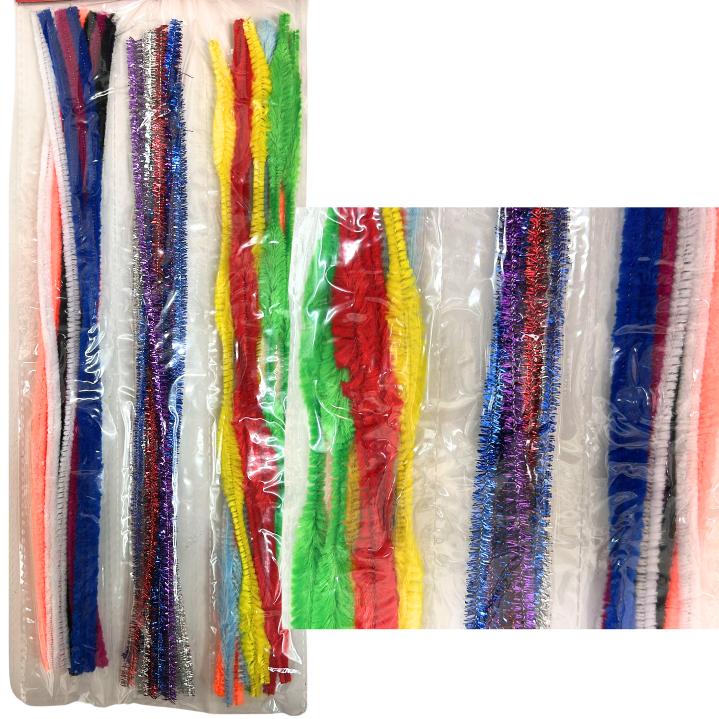 99¢-30 pcs DIY Craft Stems – 30cm Length – 3 Colors, Flexible and Fun for Kids’ Crafts, Art Projects & Decoration