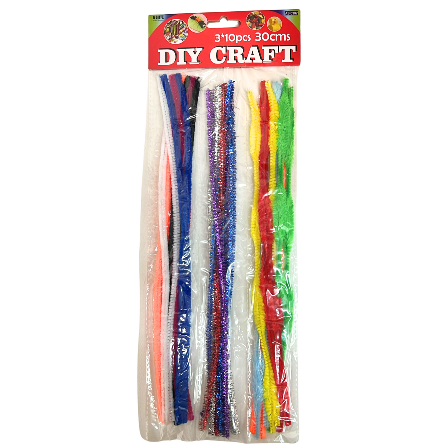 99¢-30 pcs DIY Craft Stems – 30cm Length – 3 Colors, Flexible and Fun for Kids’ Crafts, Art Projects & Decoration