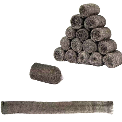 99¢ -Steel Wool for Mice Control – 12 PCS Fine Steel Wool Pads | Mice Repellent and Sealant