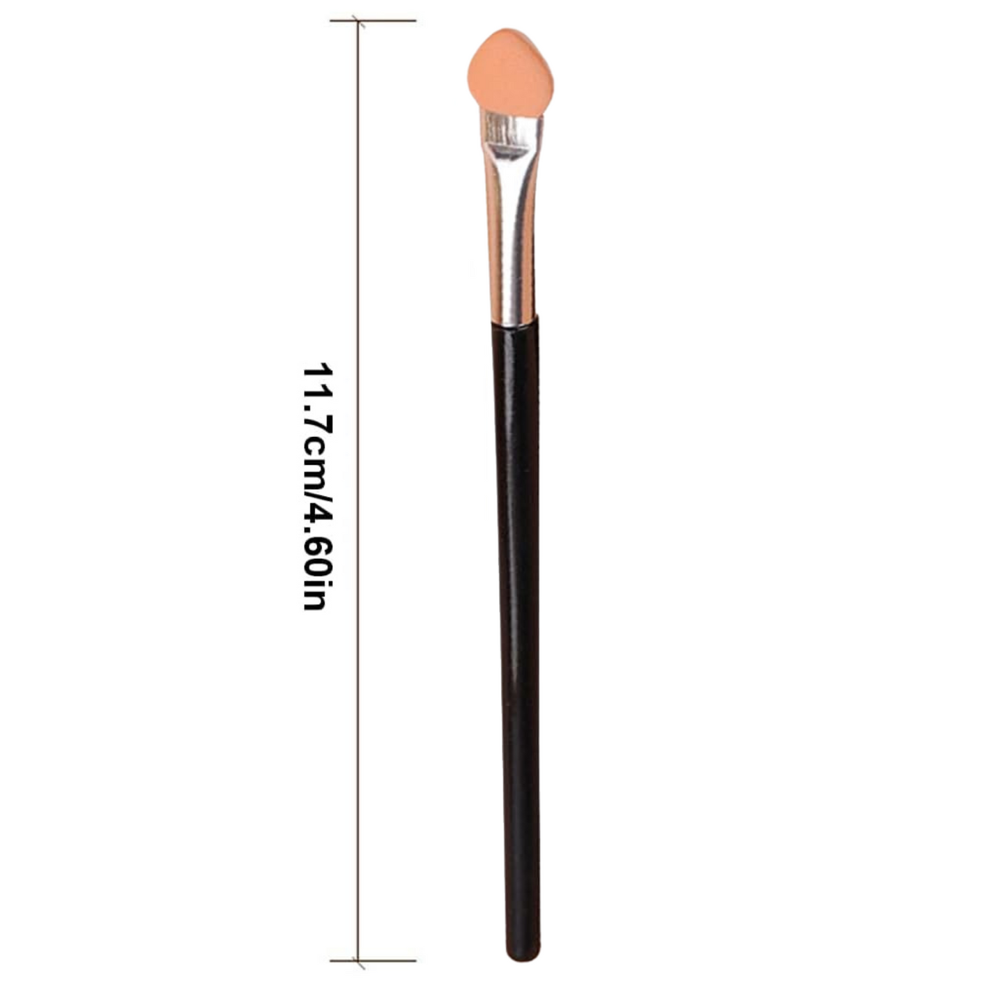 99¢ - 4.6 Inch Eyeshadow Applicator – 4 Pcs Long-Handle Double-Ended Sponge Tip Brushes, 4.6 Inch