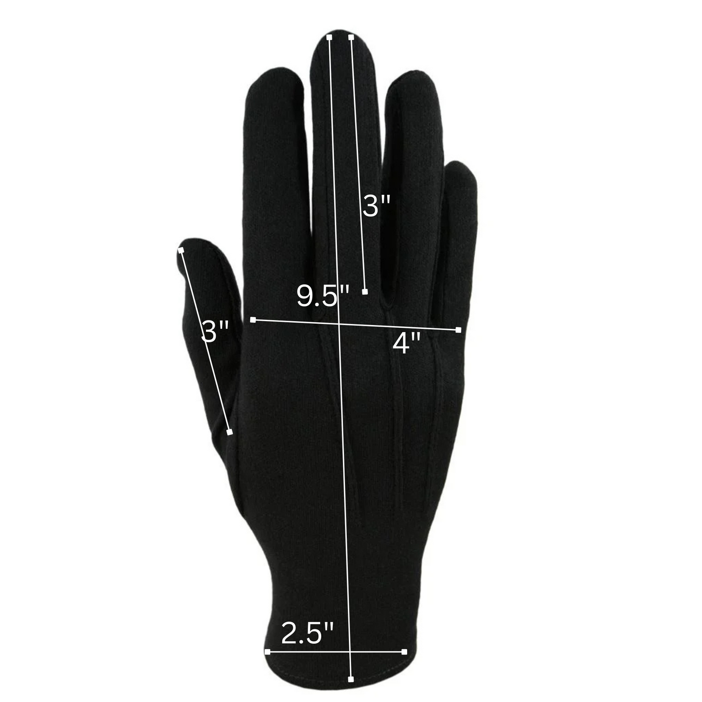 99¢-1 Pair of Fuchuang Gloves – Black