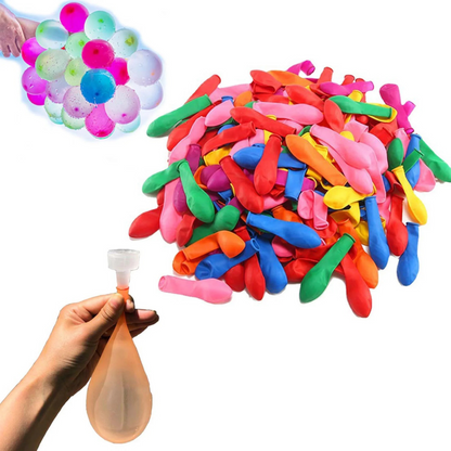Colorful Water Balloons with Free Filler Nozzle: 150CT