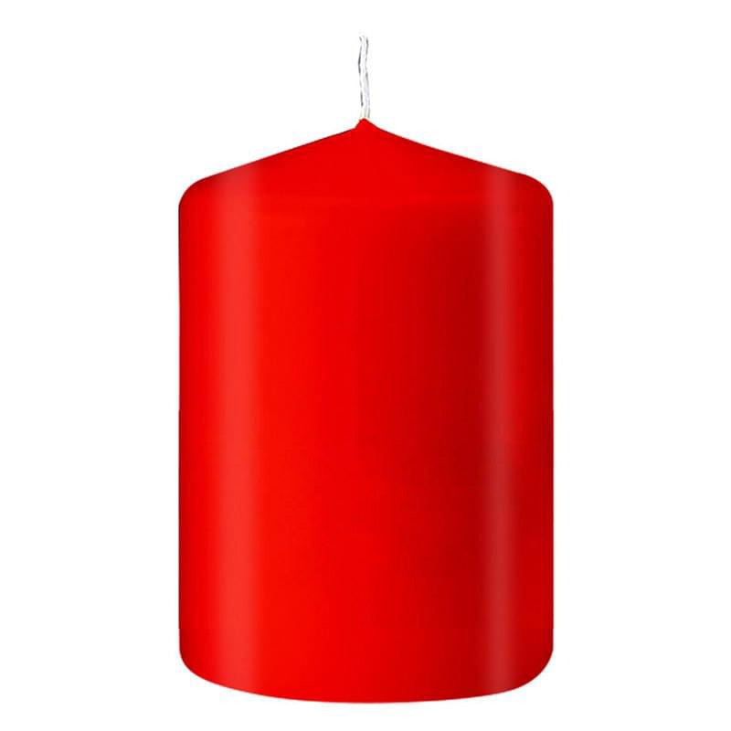 3"x3" Unscented Red Pillar Candle Candles product detail image