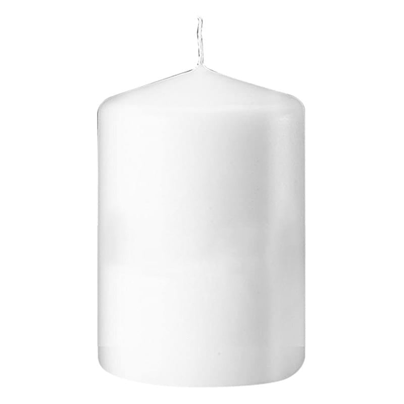 3"x3" Unscented White Pillar Candle Candles product detail image