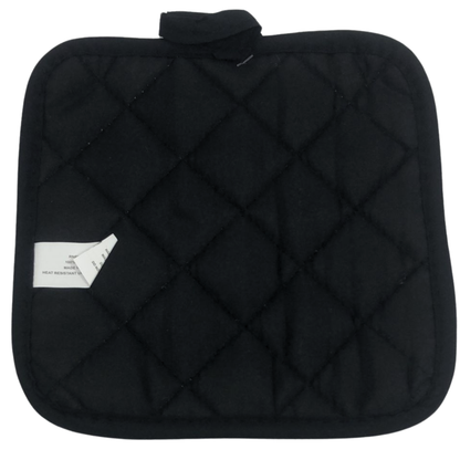 99¢-  Heat-Resistant Pot Holder for Oven – Quilted Cotton Hot Pad for Baking, Cooking, and All Grilling: 1CT