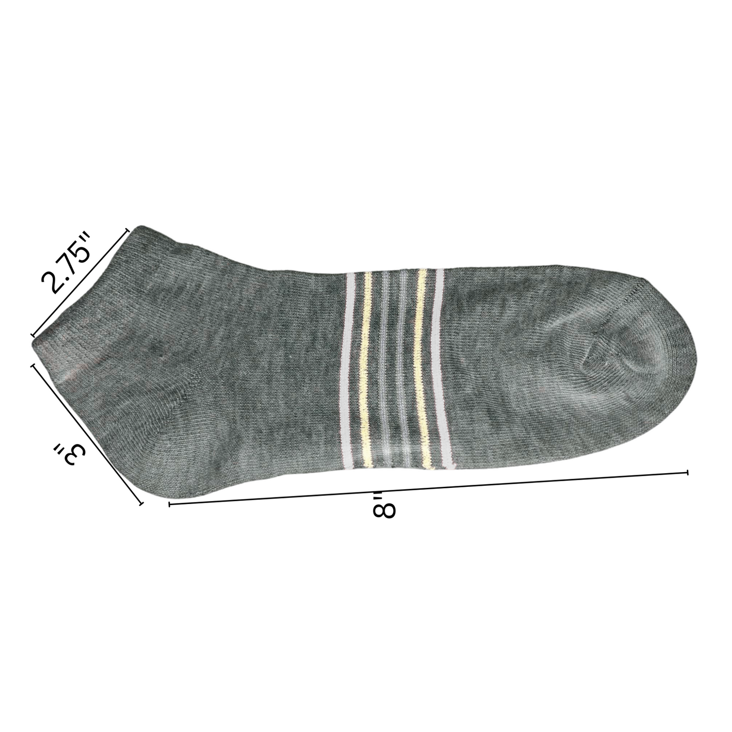 99¢- Women’s Ankle Socks – Size 9 to 11 -Soft, Breathable & Stretchy Fit: 1CT