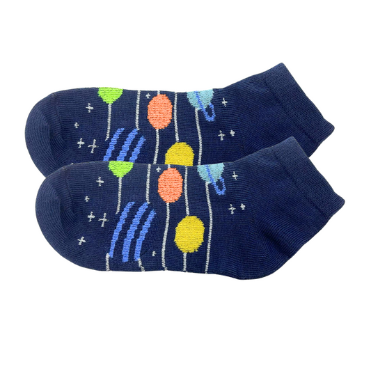 99¢- Soft & Stretchy & Comfort Fit Navy Blue Kids’ Ankle Socks – 1 Pair